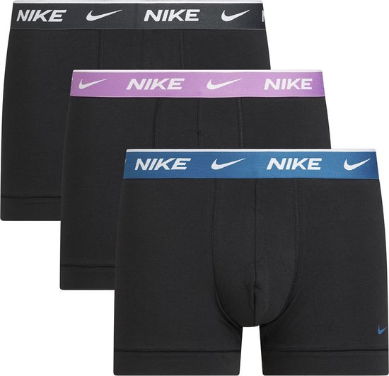 Nike 0000ke1008 Bokser 3 Eenheden Zwart S Man