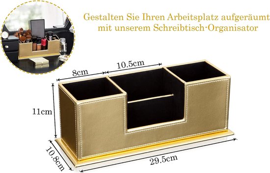 XNONE bureau-organizer, 360° draaibare grote capaciteitspennen bureau