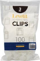 Levelit - Tegel levelling clips - 3mm - 100 stuks - Leveling Systeem