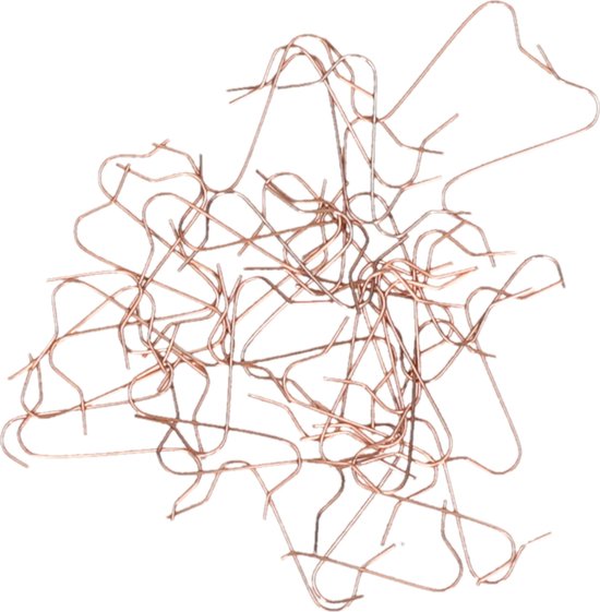 Crochets de suspension boules de Noël 100 pièces en cuivre