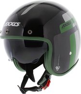 Axxis Hornet SV jethelm Old Style glans groen M - Motorhelm / Scooterhelm