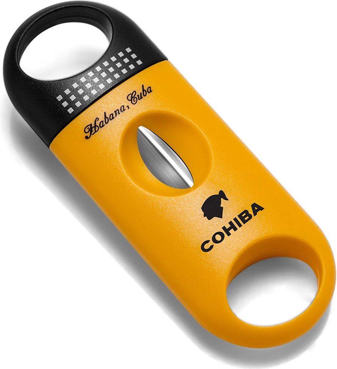 Goedkoopste Cohiba - sigarenknipper - v cutter - sigaar - kniper - geel