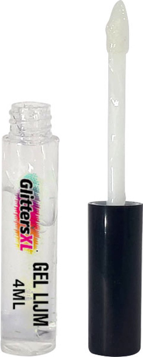 2 stuks Glitter Gel Lijm met kwast 4ML [Huidlijm voor gezicht en lichaam - Face and Body Glitter Glue] — cadeau in Verzorging - foto 3