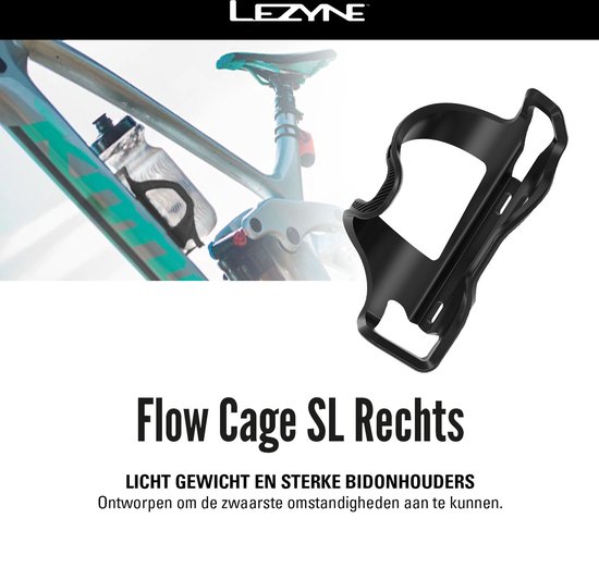 LEZYNE FLOW CAGE SL RIGHT ENHANCED BLACK — afbeelding 2