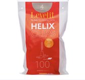 Helix 4 mm - Clips de nivellement - Système de nivellement des carreaux - Système de nivellement - 100 pcs