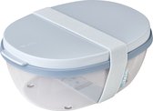 Bol.com Mepal - Ellipse lunchbox - 1425 ml - Saladebox - Nordic blue aanbieding