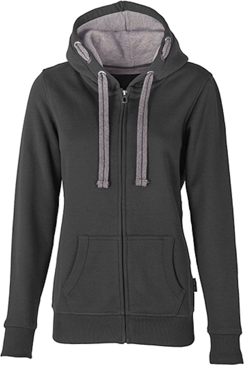 HRM Women´s Hooded Jacket Dark 3XL Grijs