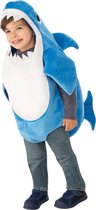 Rubies - Haai & Inktvis & Dolfijn & Walvis Kostuum - Daddy Shark Kostuum Jongen - Blauw, Wit / Beige - Maat 86 - Carnavalskleding - Verkleedkleding