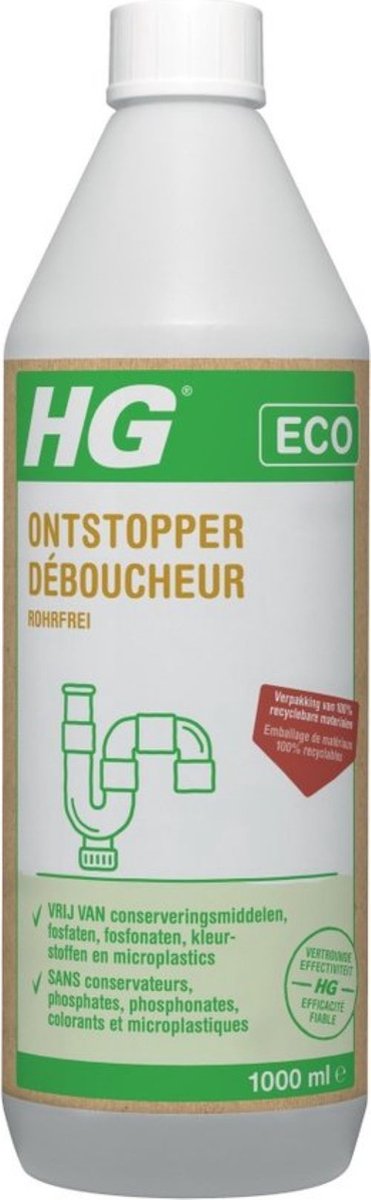 HG Eco Déboucheur 1000 ml