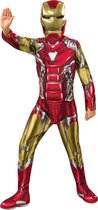 Rubies - Iron - Man - Iron - Man Kind - Rood, Goud, Zilver - Maat 104 - Carnavalskleding - Verkleedkleding