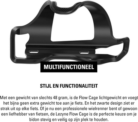 LEZYNE FLOW CAGE SL RIGHT ENHANCED BLACK — afbeelding 3