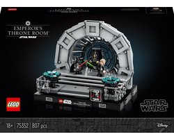 LEGO Star War Troonzaal van de Keizer Diorama Modelbouw Set - 75352 Image