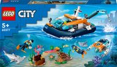 LEGO City Exploration Sous-marin Animaux aquatiques Creatures Bateau Jouets - 60377