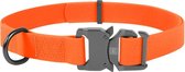 WAUDOG Waterproof Halsband - Collartex - Metalen Fastex Sluiting - Oranje - Breedte 25 mm - Nekomtrek 35 - 70 cm (GELIEVE ALVORENS BESTELLEN OPMETEN)