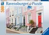 Ravensburger puzzel Kleurrijke Huizen in Londen - Legpuzzel - 500 stukjes