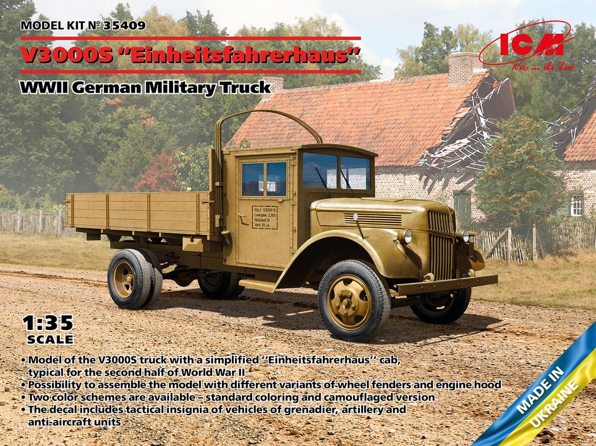 Kit De Maquette De Construction Militaire 1:35 WWII - En Bois, à Assembler (23.5x23.5x6.5 Cm)