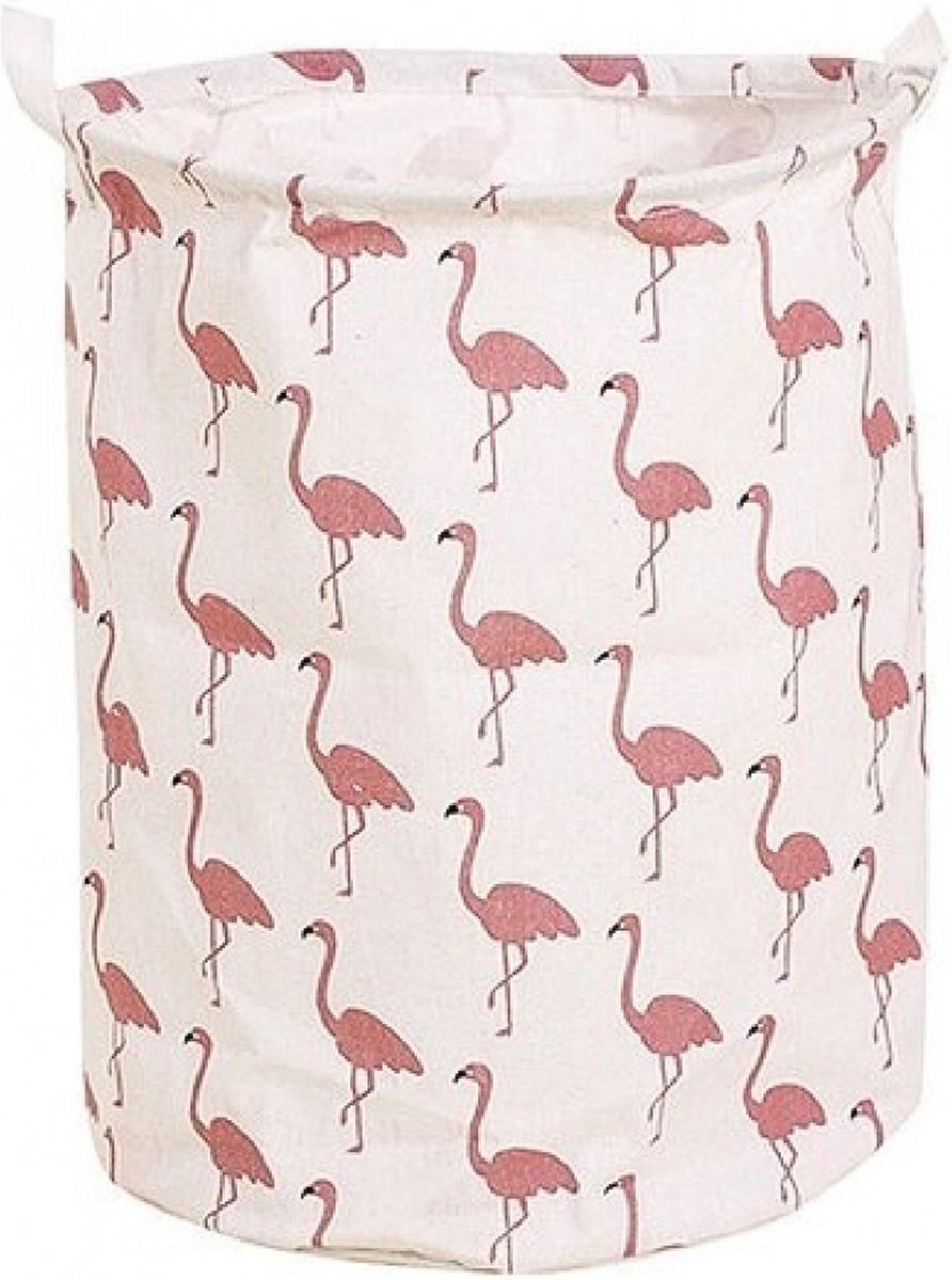 Speelgoed Tas - Speelgoed Zak - Speelgoed Opberger - Speelgoed Tas Flamingo - Speelgoed Mand