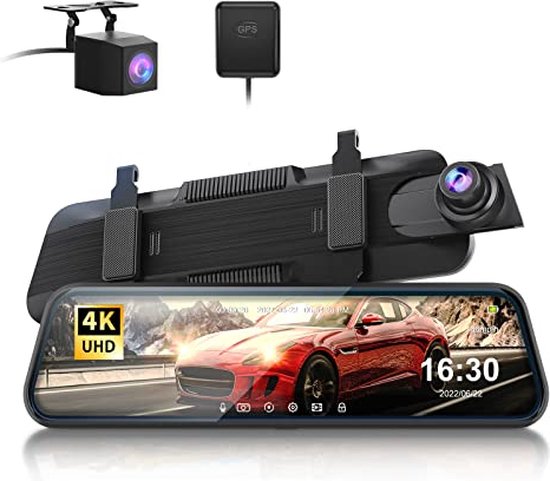 Caméra avant et arrière 1080P Dash Cam pour voitures avec carte SD 32 Go  Écran IPS