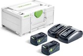 Festool SYS 18V 2x5,0/TCL 6 DUO Energie-set 18V in Systainer - 577707