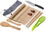 Buxibo - Sushi Maker Starter Set/ Sushi Kit - Sushi maker - Bamboo Rol - Sushi Go - Herbruikbaar - Milieuvriendelijk