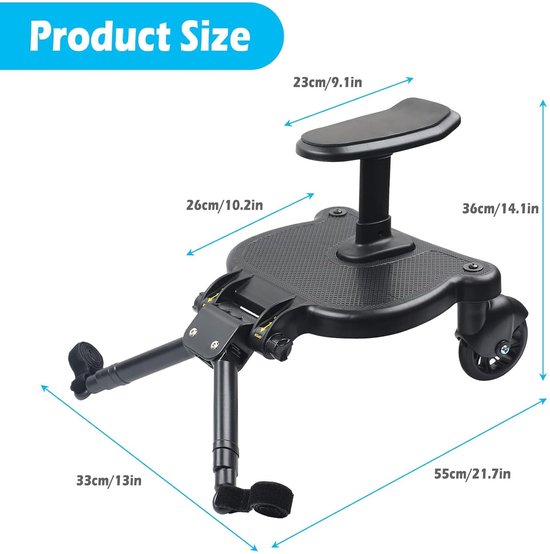 Planche Poussette Universelle, Marche Pied Poussette Buggy Board