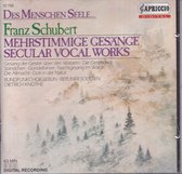Mehrstimmige Gesange - Franz Schubert - Berliner Solisten, Rundfunkchor Berlin en Rundfunk-Sinfonieorchester Berlin o.l.v. Dietrich Knothe