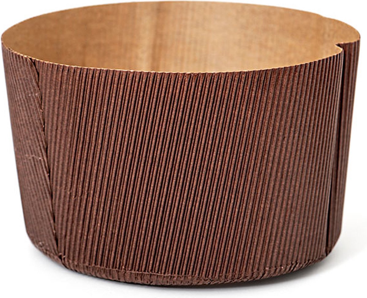 Decora 0320159, Briochevorm, Rond, 500 g, 200 °C, Bruin, Papier