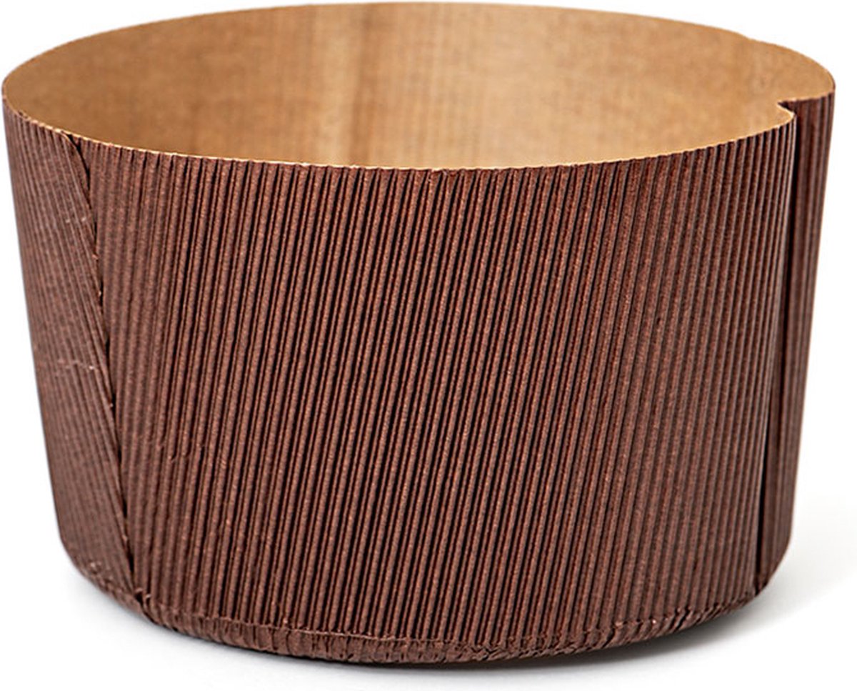 Decora 0320158, Briochevorm, Rond, 750 g, 200 °C, Bruin, Papier