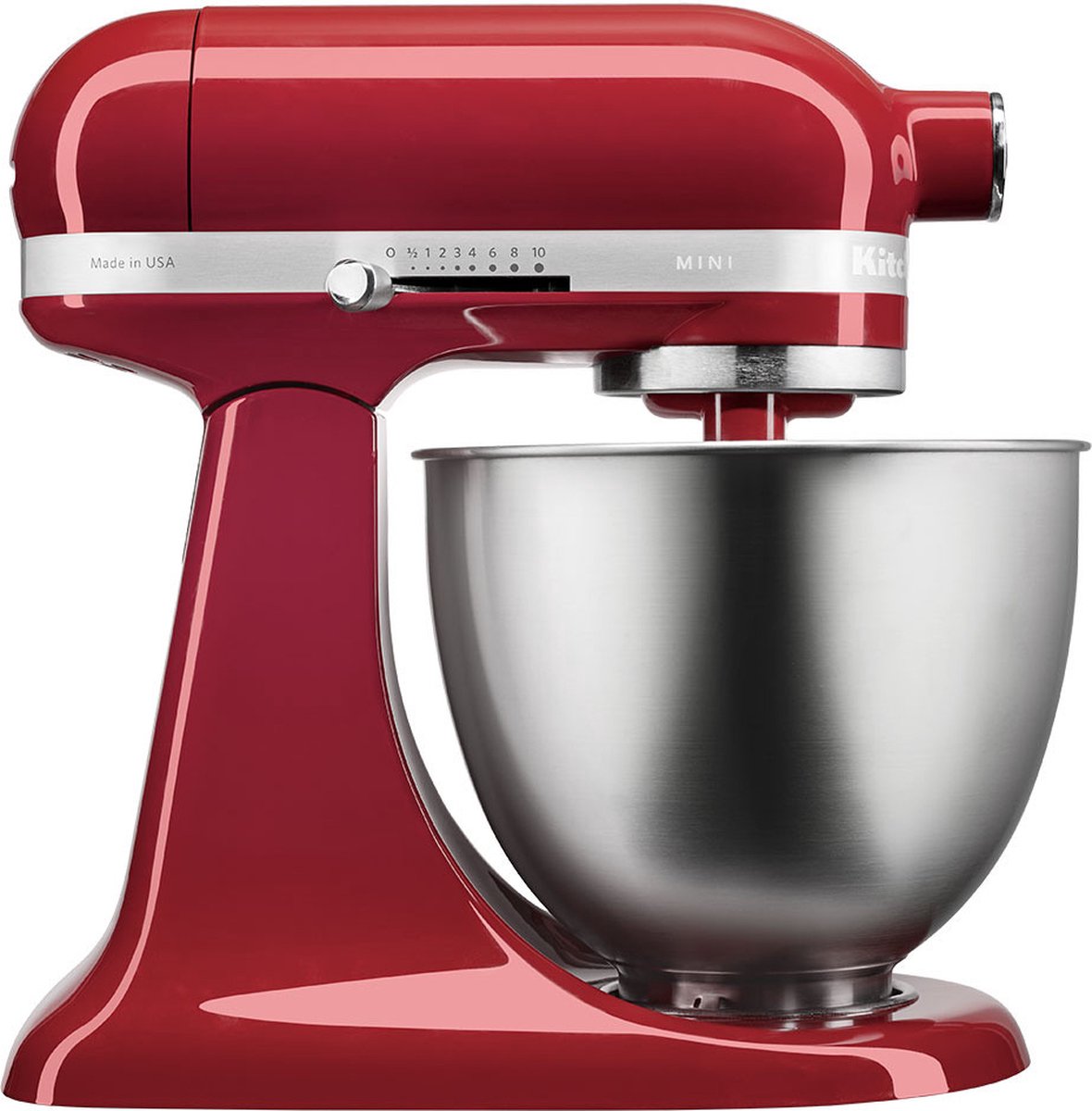 Bol.com KitchenAid Mini 5KSM3311X - Keukenmachine - Rood aanbieding