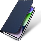 Geschikt voor Dux Ducis Apple iPhone 15 Book Case Hoesje - Blauw