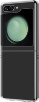 Mobigear Crystal Doorzichtig Telefoonhoesje geschikt voor Samsung Galaxy Z Flip 5 Hoesje Hardcase Backcover - Transparant