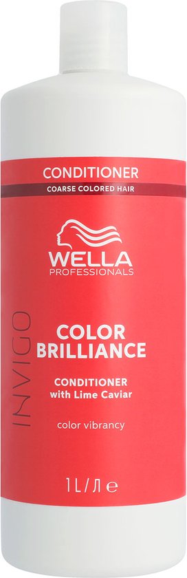Wella Professionals - INVIGO BRILLIANCE - Brilliance Conditioner Coarse - Conditioner voor gekleurd haar - 1L