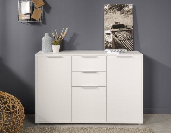 Parisot - Dressoir - Wit - 120x40x82 cm