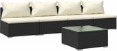 vidaXL-5-delige-Loungeset-met-kussens-poly-rattan-zwart