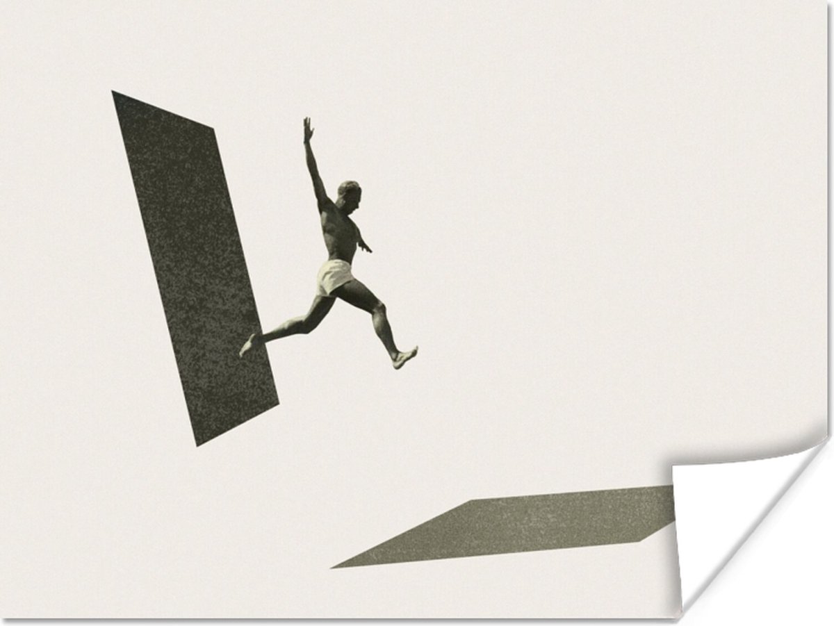 Poster Vintage - Man - Design - 40x30 cm