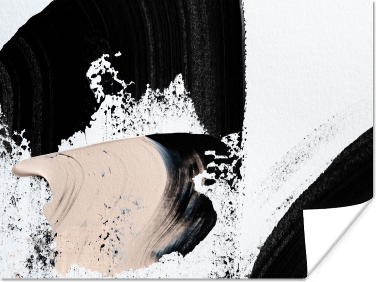 Poster Verf - Abstract - Design - 120x90 cm