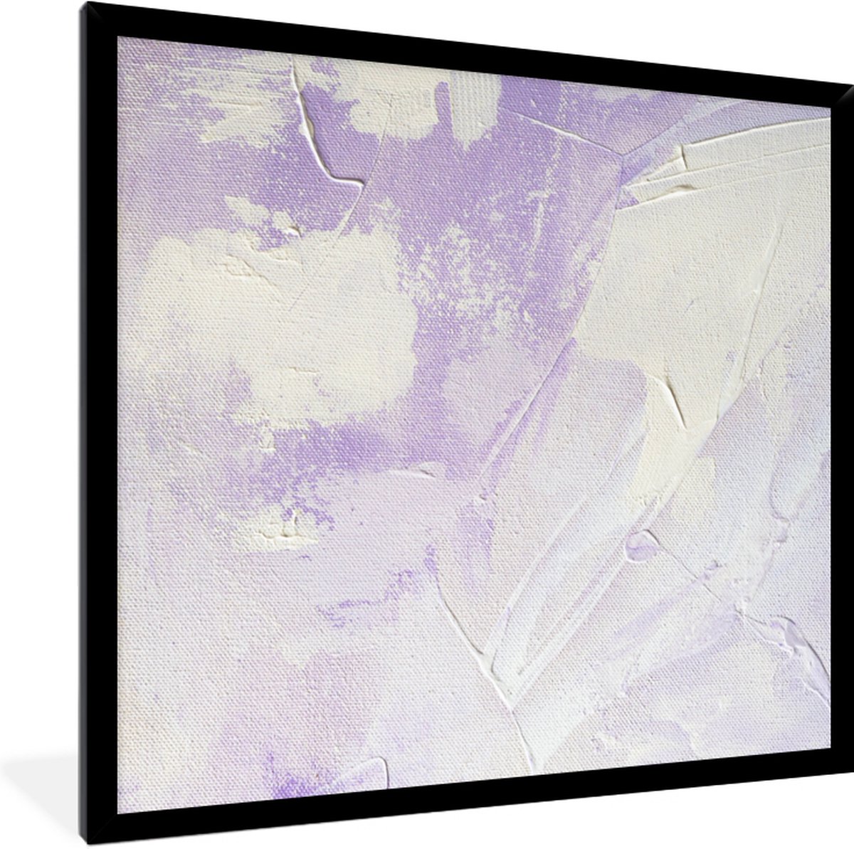Fotolijst incl. Poster - Abstract - Verf - Design - 40x40 cm - Posterlijst