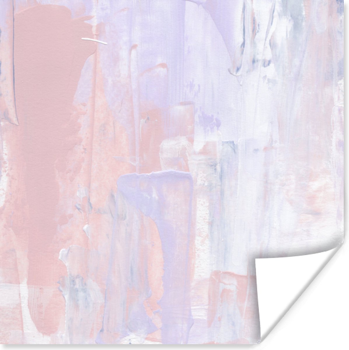 Poster Verf - Pastel - Design - 50x50 cm