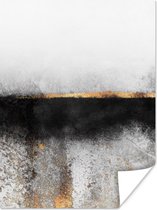 Poster Goud - Abstract - Luxe - 120x160 cm XXL
