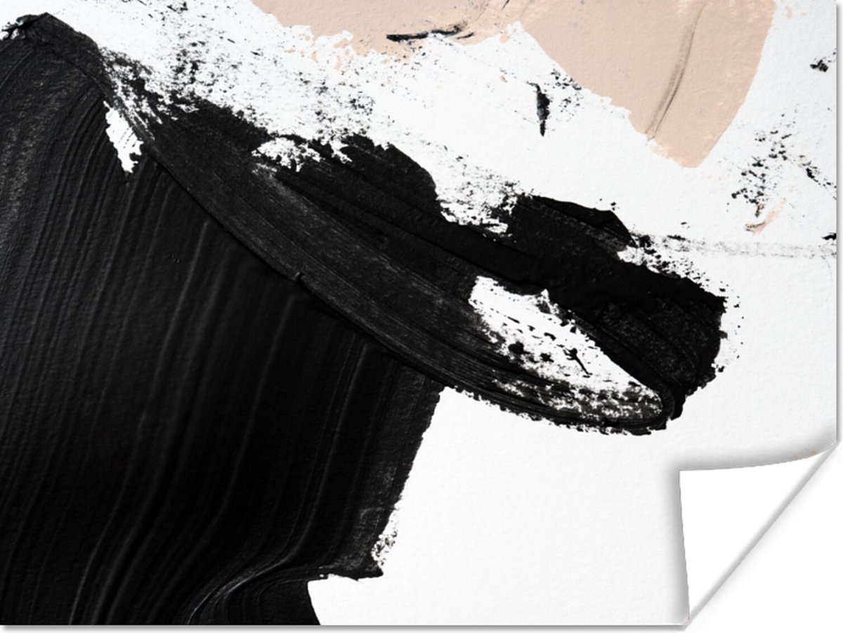 Poster Verf - Design - Abstract - 80x60 cm