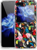 Leuk TPU Backcase Geschikt voor Samsung Galaxy Z Flip 5 Telefoon Hoesje Birds