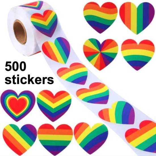 Pastel Hartjes Stickers | Liefde Stickers