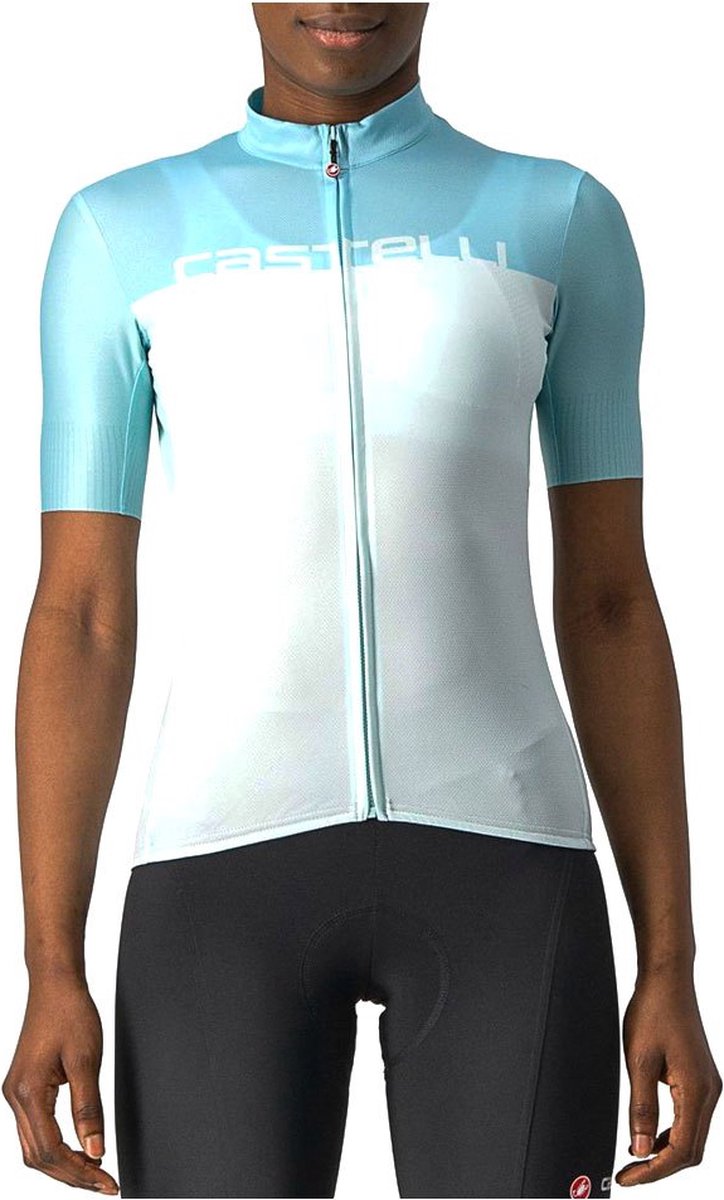 Castelli Velocissima Korte Mouw Wielertrui Wit S Vrouw