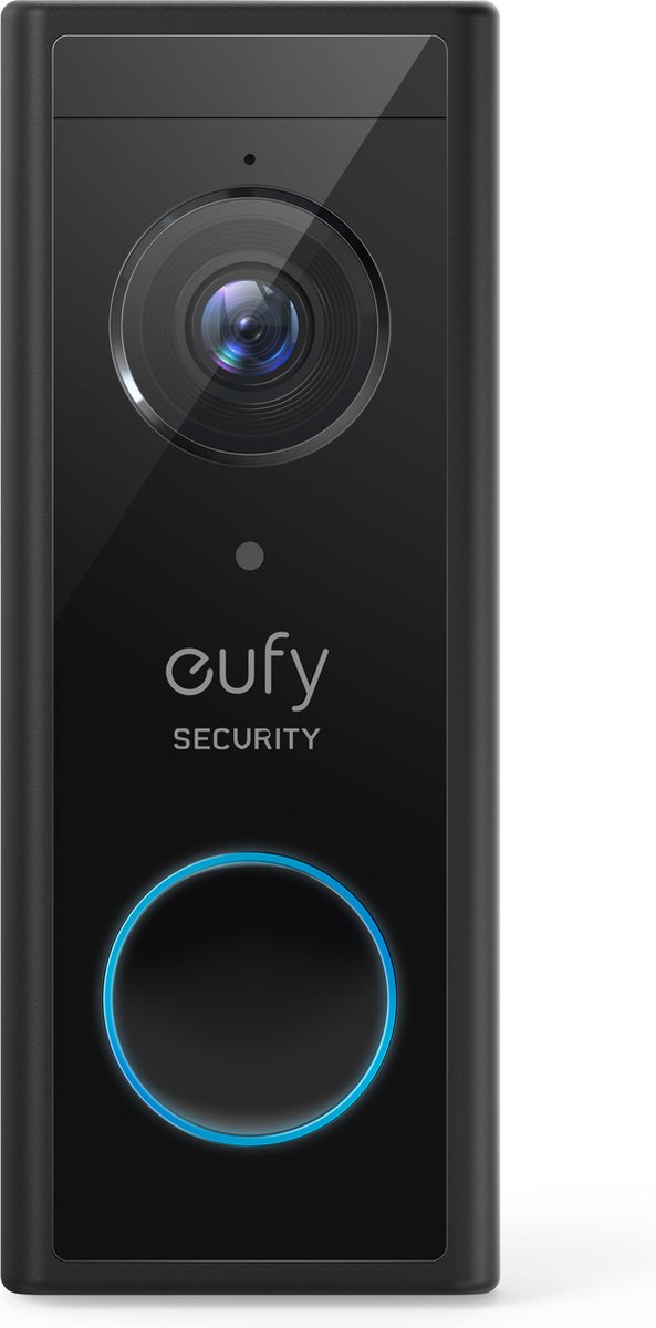 Afbeelding 2 van Eufy by Anker 2K Videodeurbel + 2K Beveiligingscamera bundel - Pan & tilt - Voor binnen en buiten - Met Homebase