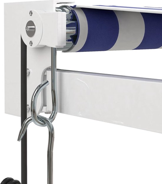 vidaXL-Luifel-automatisch-uitschuifbaar-5x3-m-blauw-en-wit