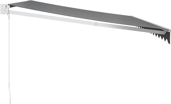 vidaXL-Luifel-uittrekbaar-4x3-m-stof-en-aluminium-antracietkleurig