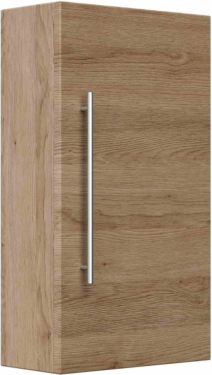 Badkamerkast Ilse Eiken - Breedte 35 cm - Hoogte 62 cm - Diepte 16.6 cm