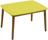 MYLIA Kindertuintafel van geel acaciahout - GOZO L 80 cm x H 50 cm x D 60 cm