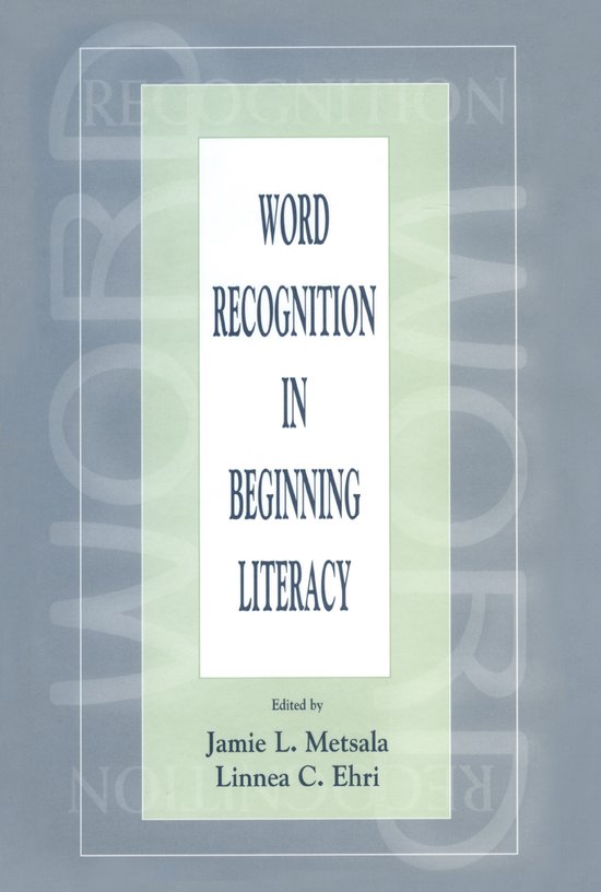 Word Recognition in Beginning Literacy - cover