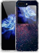 Telefoonhoesje Geschikt voor Samsung Galaxy Z Flip 5 TPU Siliconen Hoesje met Foto Stars